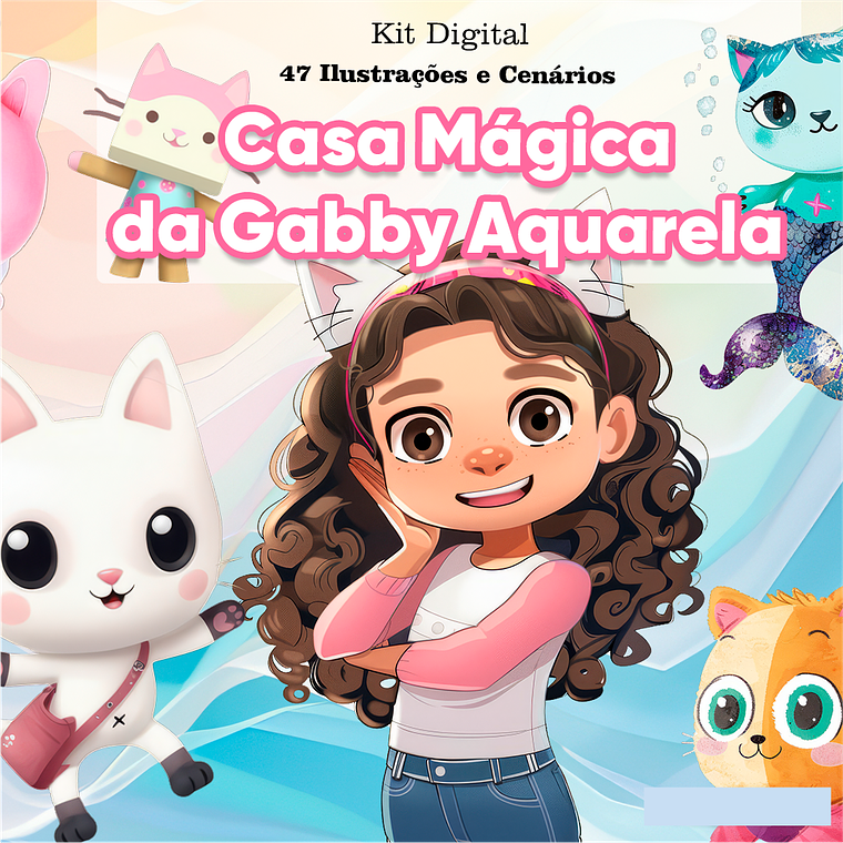 Kit Digita A casa mágica da Gabby 1