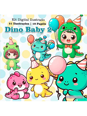 Kit Digital Dino Baby