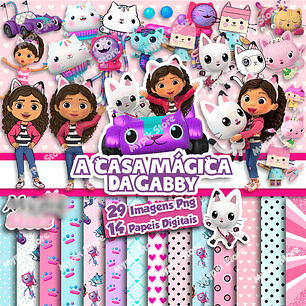 Kit Digital A Casa Mágica da Gabby