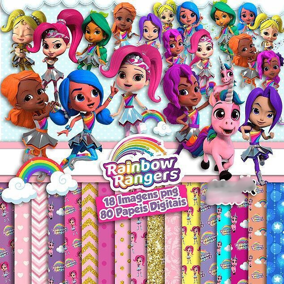 Kit Digital Rainbow Rangers 1