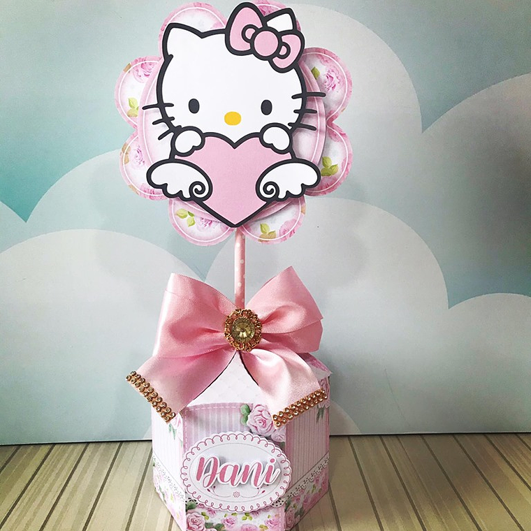 Arquivo de Corte Hello Kitty Rosa 6