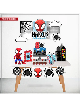 Arquivo de Corte Festa na Mesa Homem Aranha