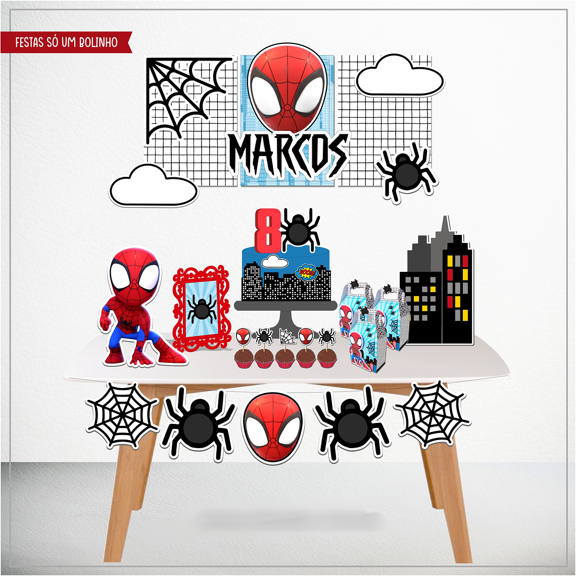 Arquivo de Corte Festa na Mesa Homem Aranha 1