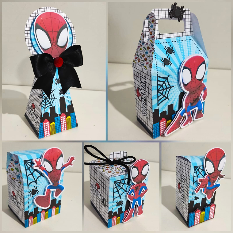 Arquivo de Corte Homem Aranha Cute 1
