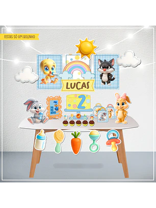 Arquivo de Corte Festa na Mesa Baby Looney Tunes