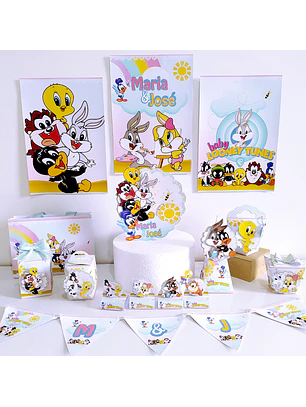 Arquivo de Corte Festa na Mesa Baby Looney Tunes