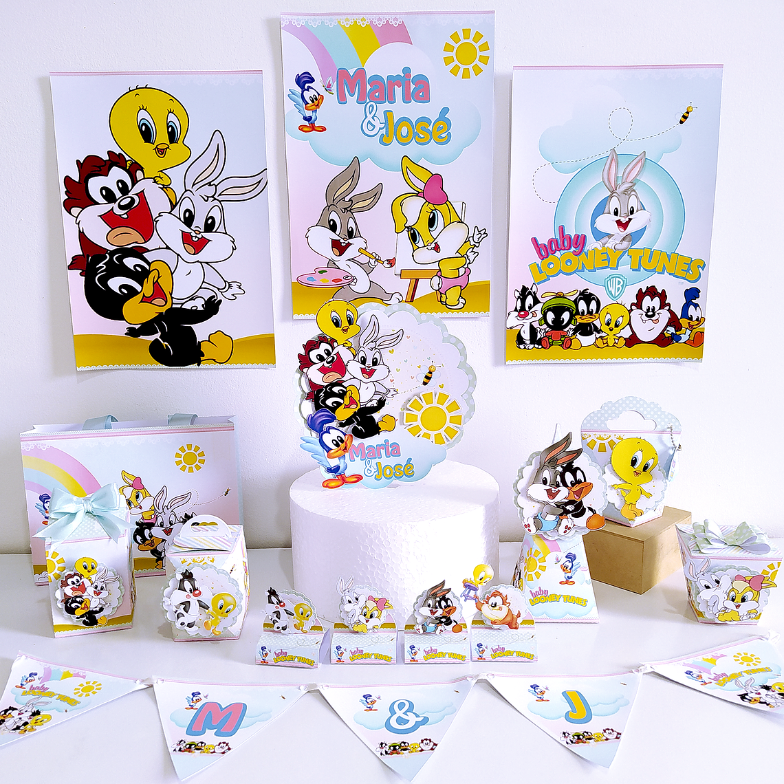 Arquivo de Corte Festa na Mesa Baby Looney Tunes 1