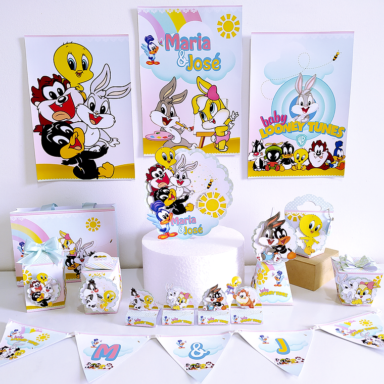 Arquivo de Corte Festa na Mesa Baby Looney Tunes 1