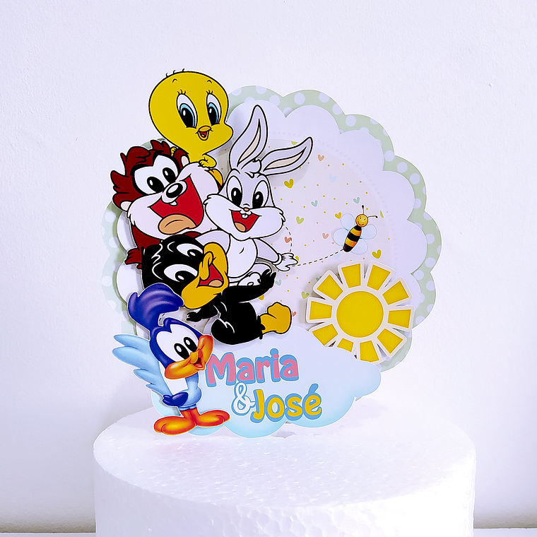 Arquivo de Corte Festa na Mesa Baby Looney Tunes 4