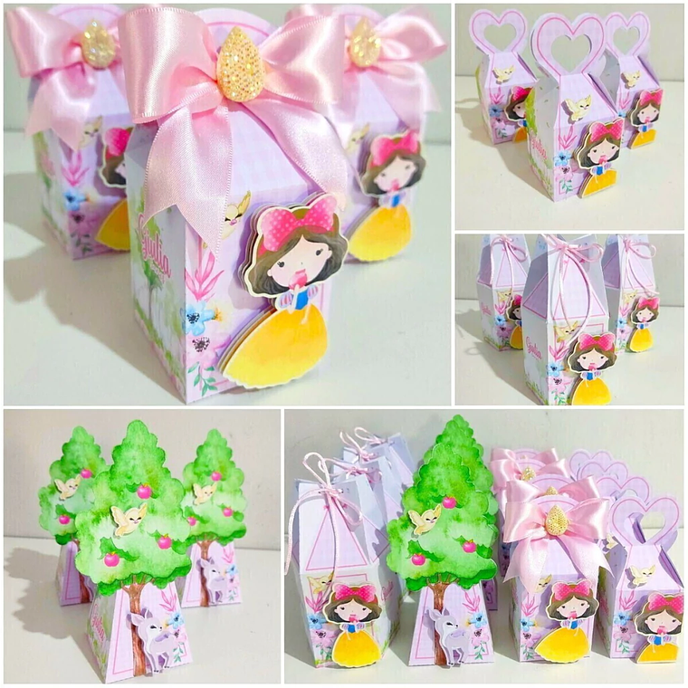 Arquivo de Corte Branca de Neve Rosa 1