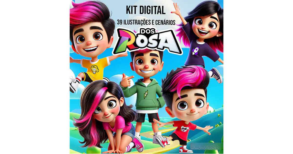 Kit Digital Dos Rosa