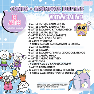 Arquivo Combo Volta ás Aulas Kit Digital