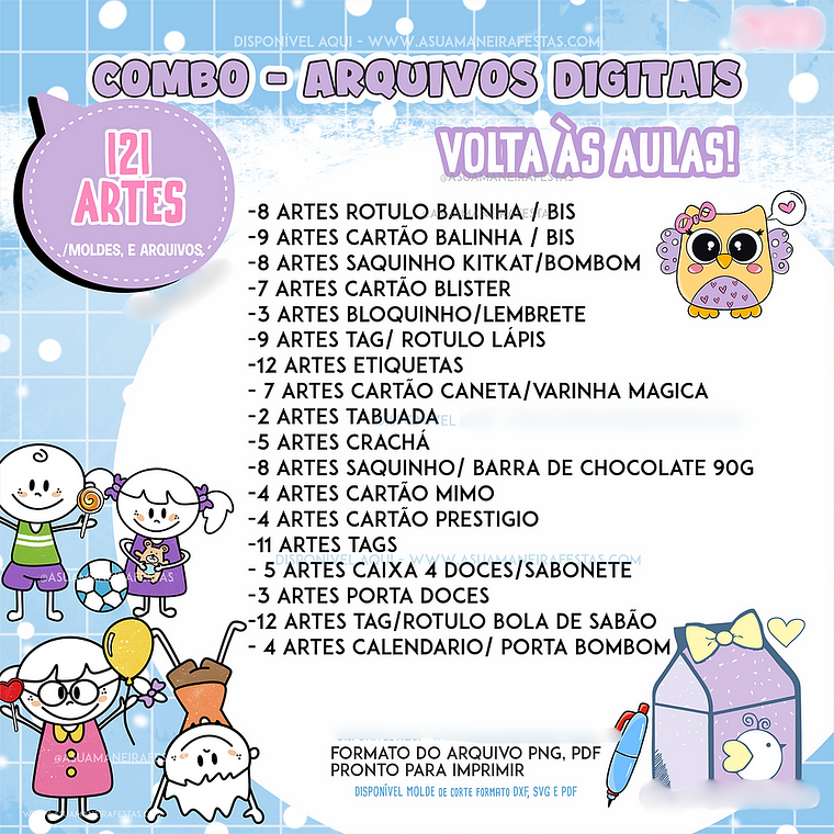 Arquivo Combo Volta ás Aulas Kit Digital 1