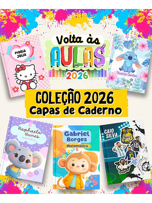 Arquivo Capas de Caderno Volta ás Aulas