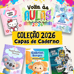 Arquivo Capas de Caderno Volta ás Aulas