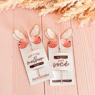 Card Lixa ou Escovinha de cílios Dia Da Mulher