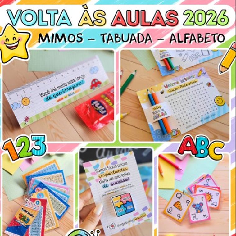 Arquivo Volta às Aulas | Mimos – Alfabeto – Tabuada 1