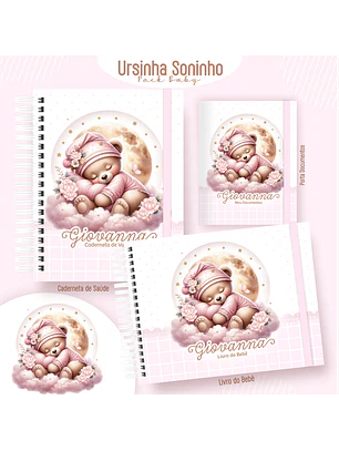 Arquivo Encadernação Baby Ursinha Soninho
