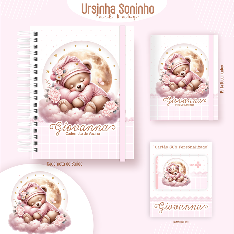 Arquivo Encadernação Baby Ursinha Soninho 3