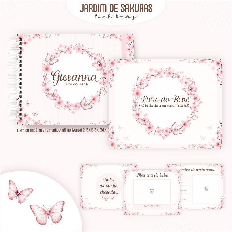 Arquivo Encadernação Baby Jardim de Sakuras 3