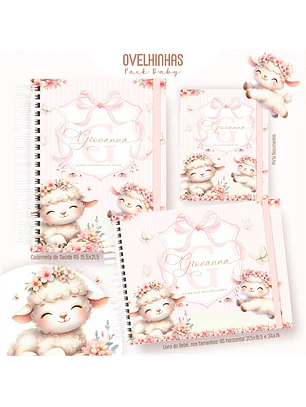 Arquivo Encadernação Baby Ovelhinhas