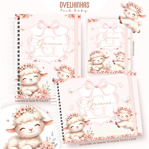 Arquivo Encadernação Baby Ovelhinhas