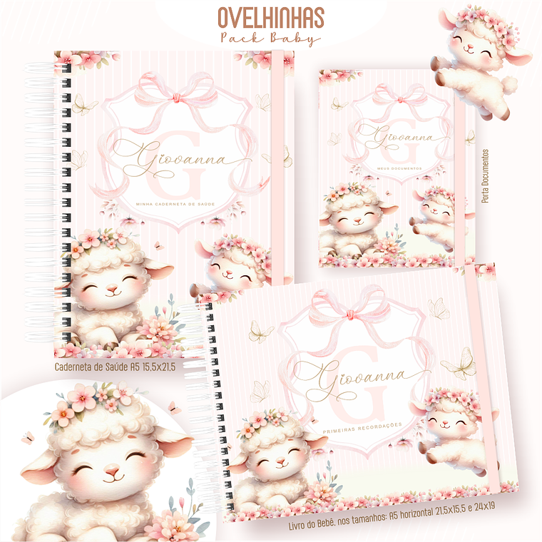 Arquivo Encadernação Baby Ovelhinhas 1