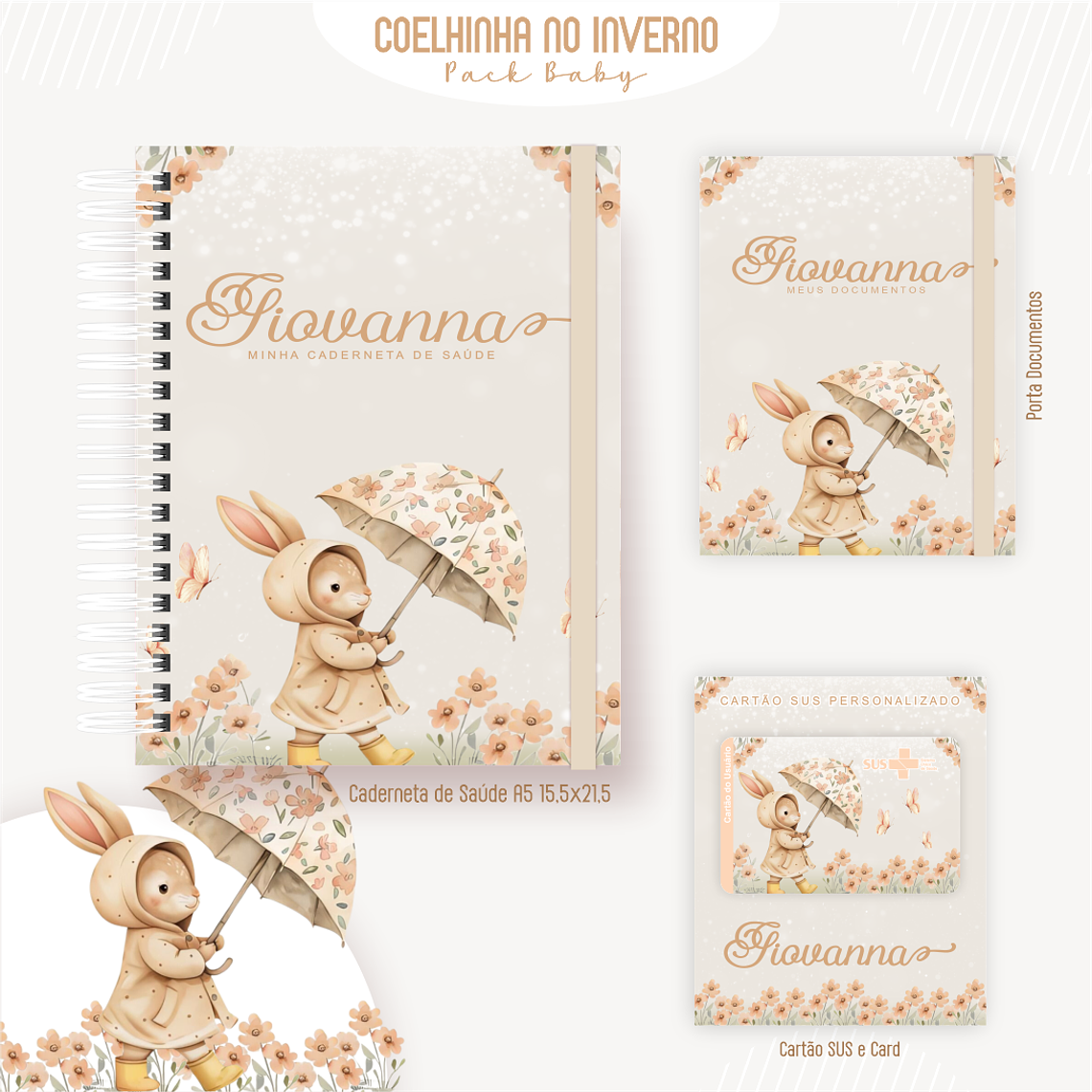 Arquivo Encadernação Baby Coelhinha no Inverno 3