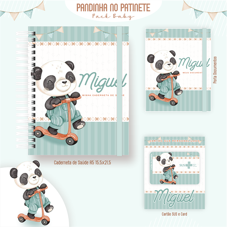 Arquivo Encadernação Baby Panda no patinete 2