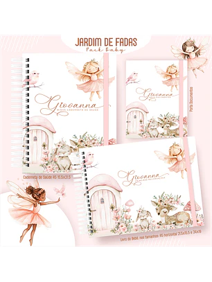 Arquivo Encadernação BabyJardim de Fadas