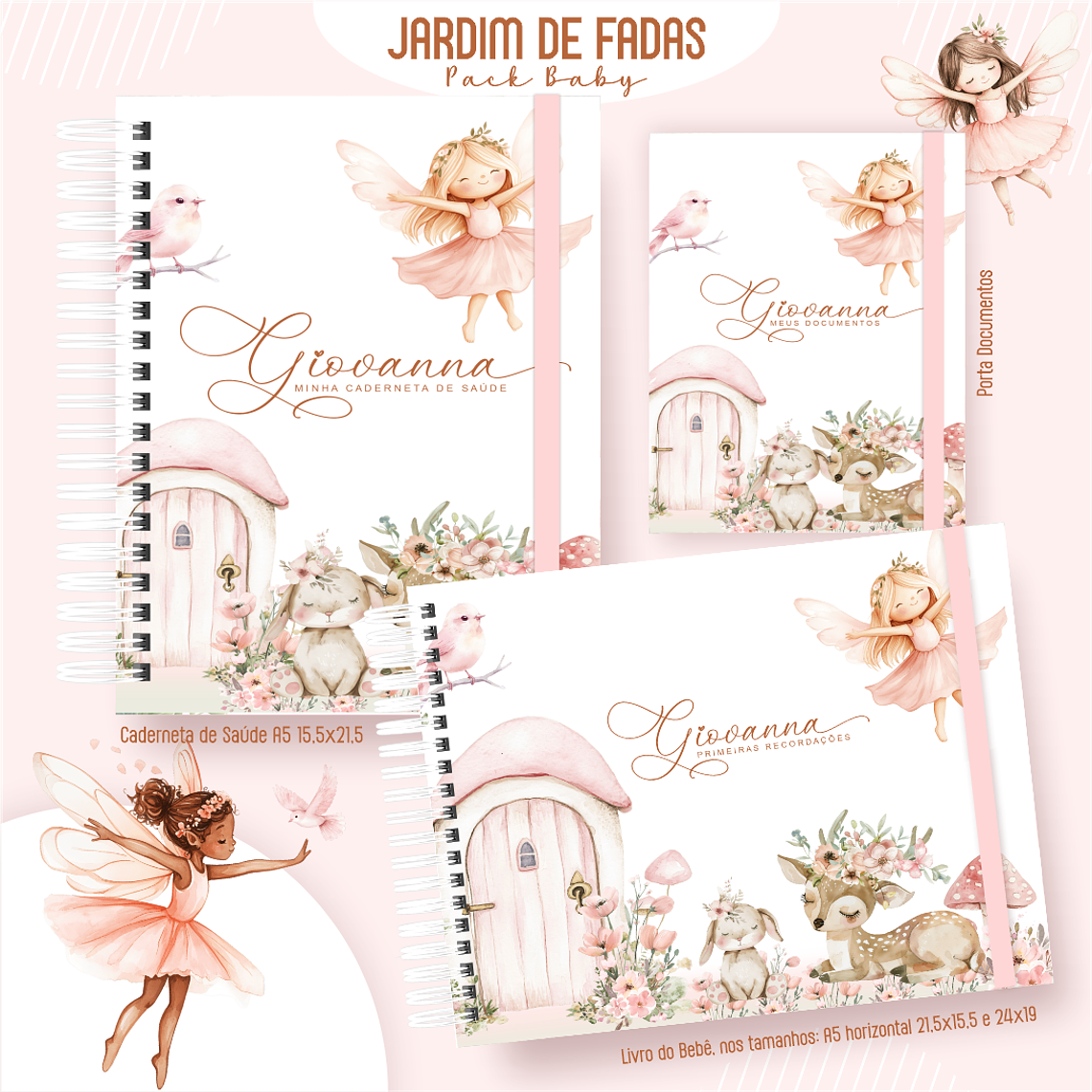 Arquivo Encadernação BabyJardim de Fadas 1