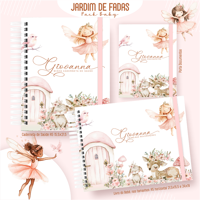 Arquivo Encadernação BabyJardim de Fadas 1