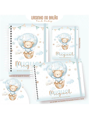 Arquivo Encadernação Baby Ursinho Baloeiro