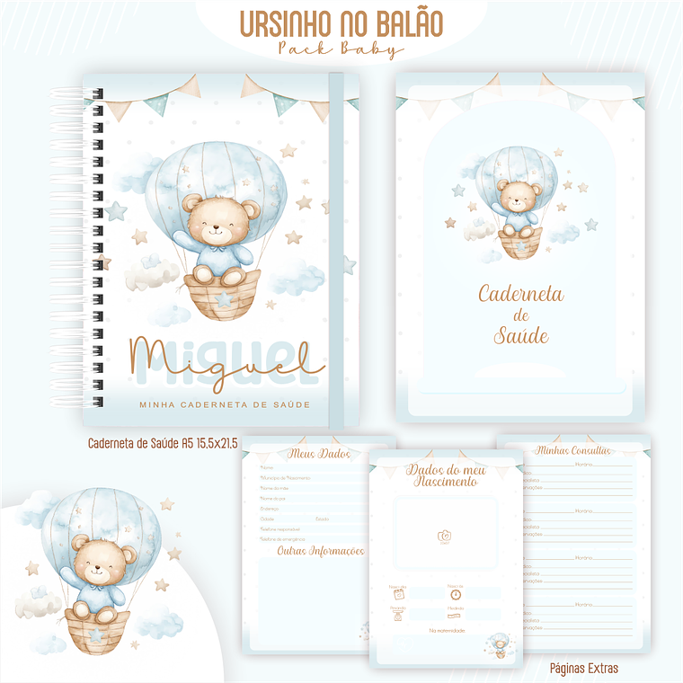 Arquivo Encadernação Baby Ursinho Baloeiro 2