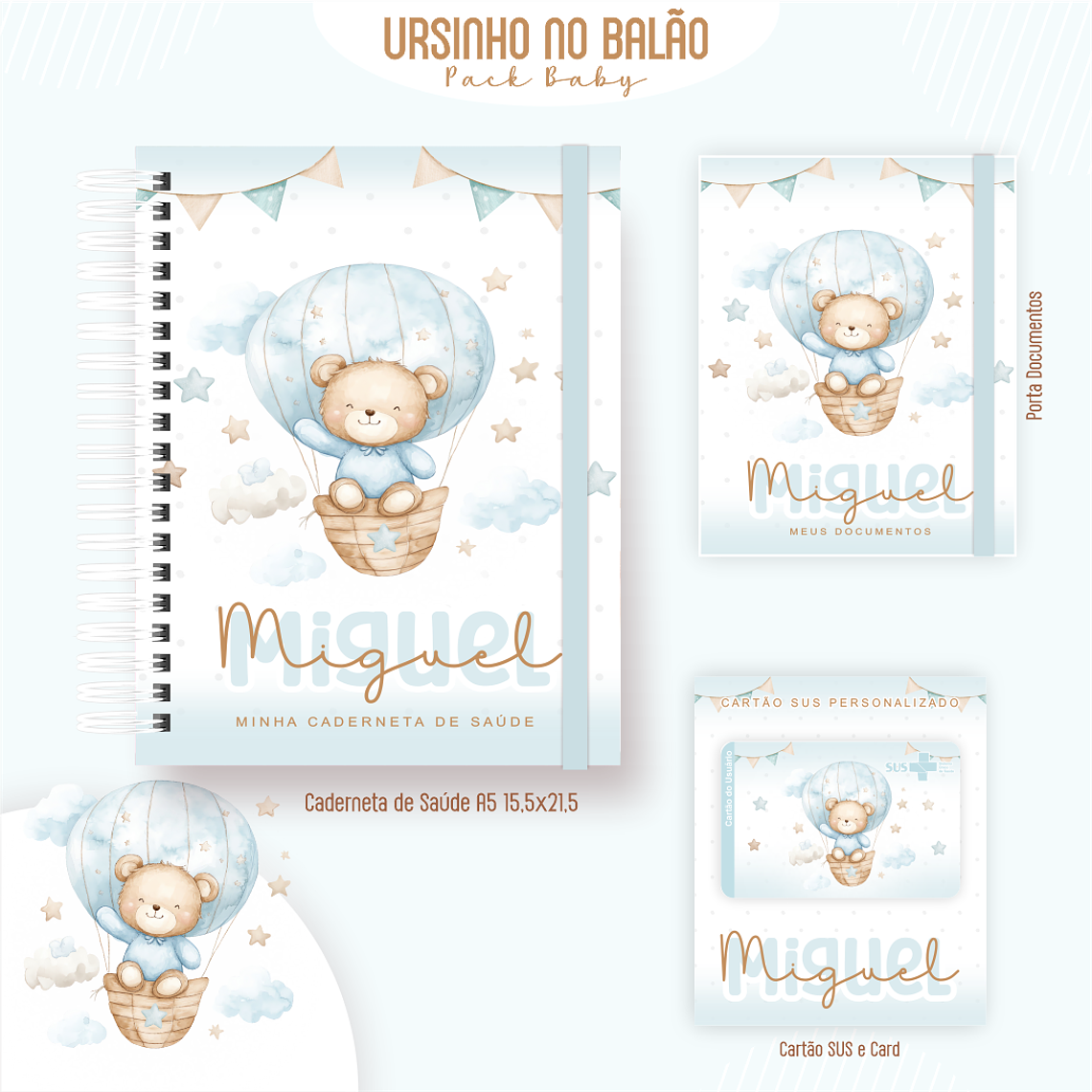 Arquivo Encadernação Baby Ursinho Baloeiro 3