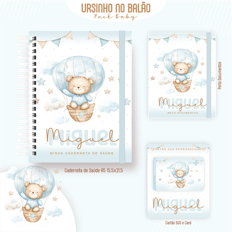 Arquivo Encadernação Baby Ursinho Baloeiro 3