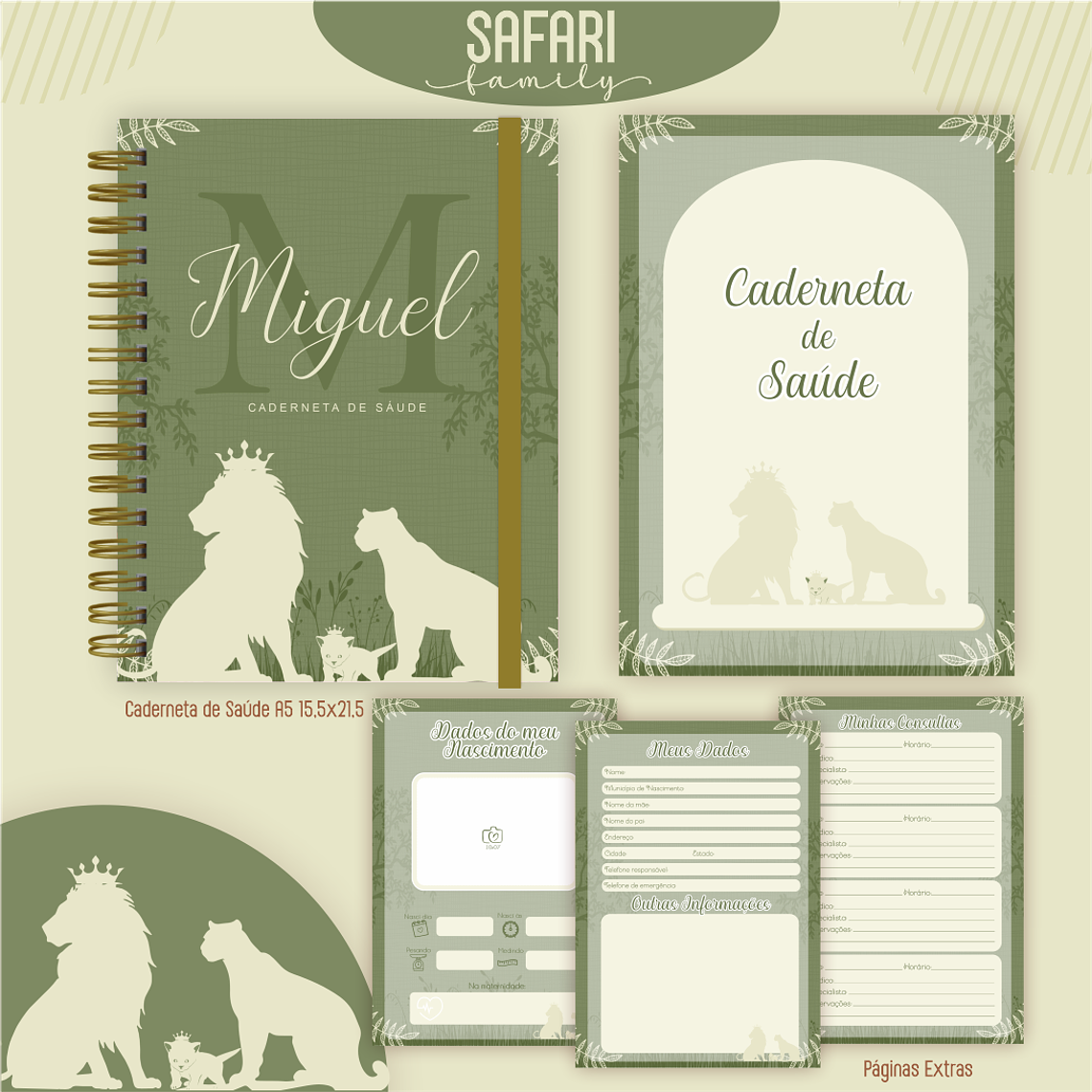 Arquivo Encadernação Baby Safari 3