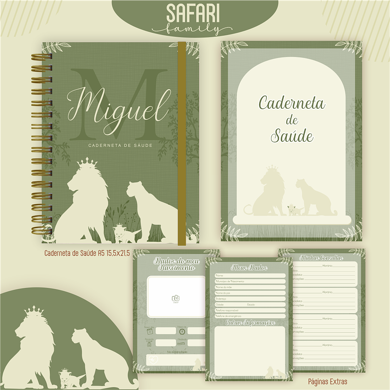 Arquivo Encadernação Baby Safari 3