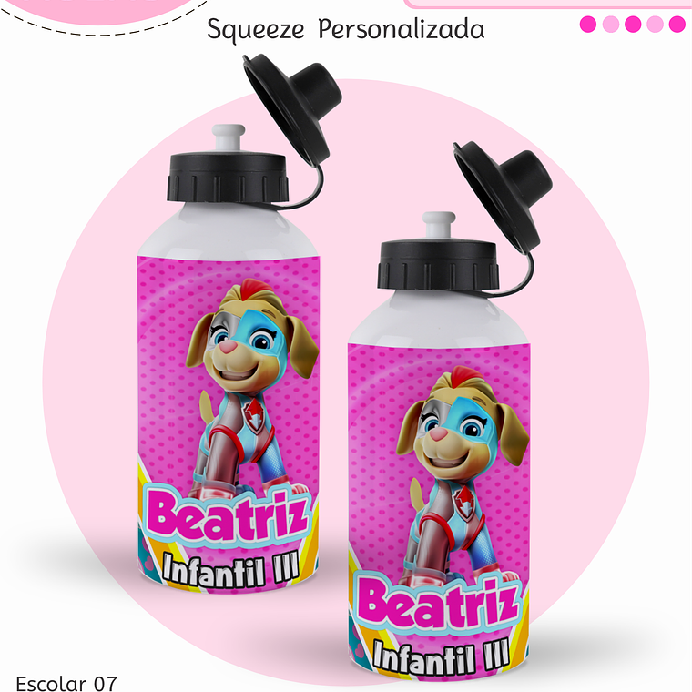 Arquivo Encadernação Kit Escolar - Patrulha Canina Menina 4