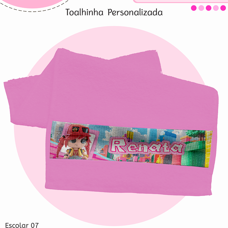 Arquivo Encadernação Kit Escolar - Roblox Menina 6