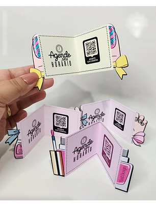Arquivo de Corte Card Retrovisor Manicure
