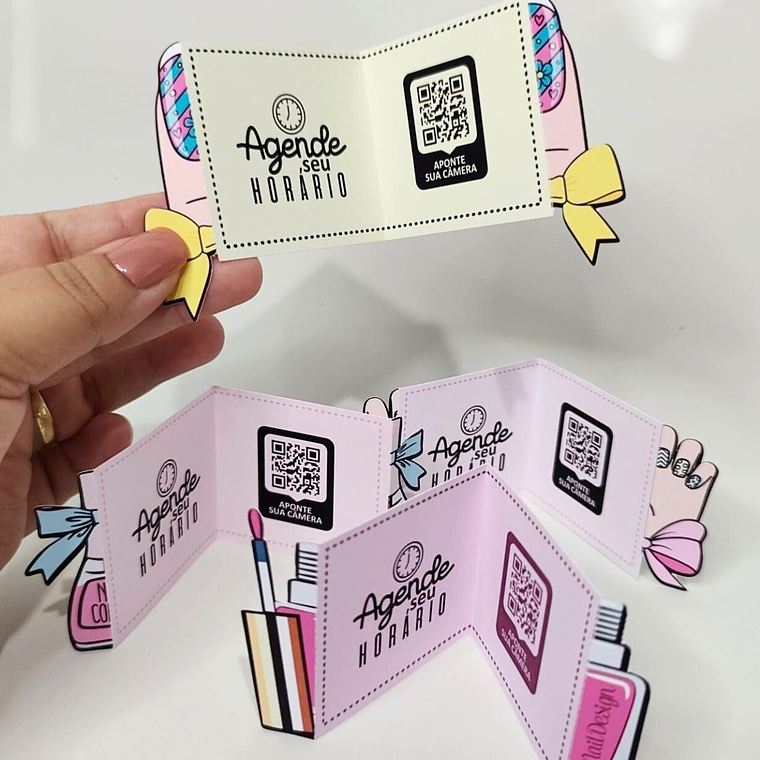 Arquivo de Corte Card Retrovisor Manicure 1