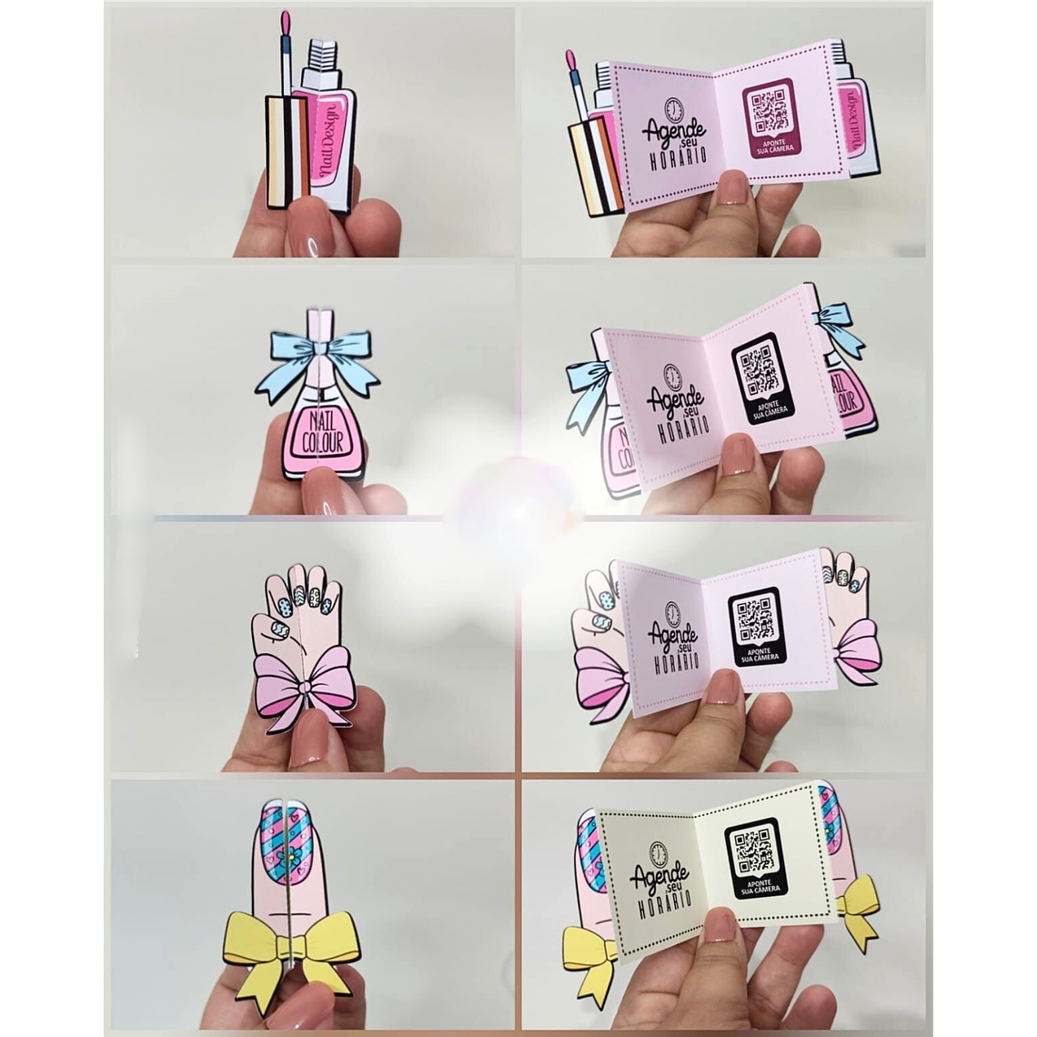 Arquivo de Corte Card Retrovisor Manicure 3