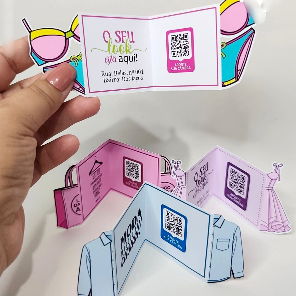 Arquivo de Corte Card Retrovisor  Loja de Roupas  2