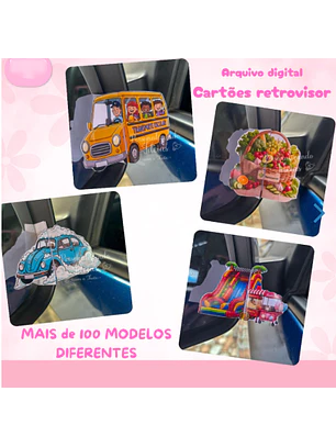 Arquivo Card Cartões Retrovisor