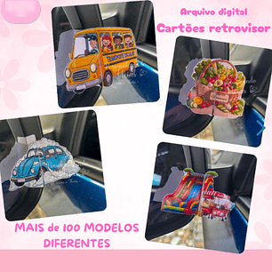 Arquivo Card Cartões Retrovisor
