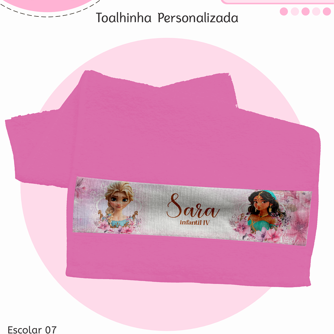 Arquivo Encadernação Kit Escolar - Princesas 6