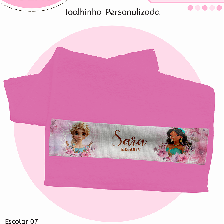Arquivo Encadernação Kit Escolar - Princesas 6