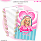 Arquivo Encadernação Kit Escolar - Barbie - Thumbnail 4