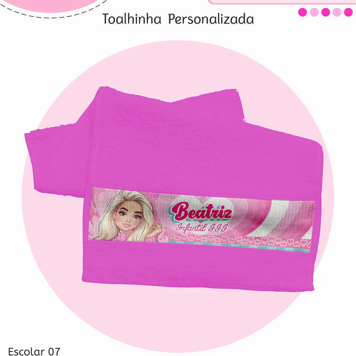 Arquivo Encadernação Kit Escolar - Barbie 6